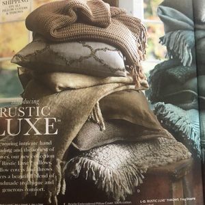 Pottery Barn Rustic Luxe Sham